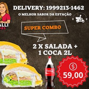 imagem do produto 2 X salada + Coca 2L 