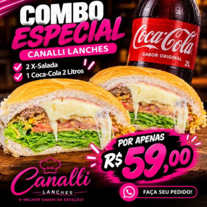 imagem do produto 2 X salada + Coca 2L