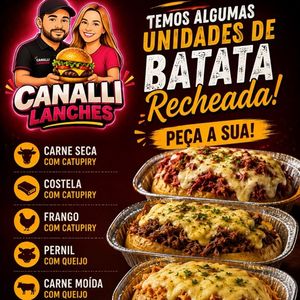 imagem do produto Batata recheada Carne moída queijo 