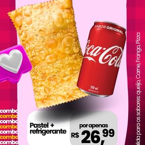 imagem do produto Pastel + Refrigerante 