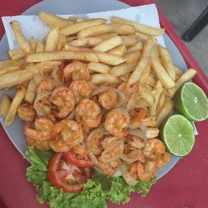 imagem do produto Fritas com camarão (empanado)