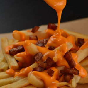imagem do produto Batata especial ( 400g de batata frita, cheddar cremoso e bacon crocante.