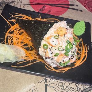 imagem do produto TEMAKI CAMARÃO/SALMÃO GRELHADO SEM ARROZ.