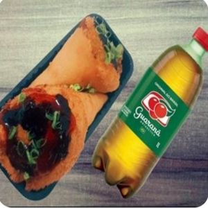 imagem do produto Duplo hot salmão + refri. litro