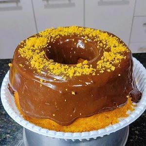 imagem do produto Bolo de cenoura com Brigadeiro trufado 