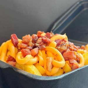 imagem do produto Batata frita com cheddar e bacon 