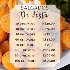 imagem do produto Salgados de 20 gramas festa