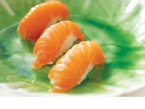 imagem do produto Niguiri de Salmão Cru ( 10 unidades)