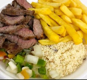 imagem do produto Contra filé c/ fritas ou salpicão
