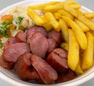 imagem do produto Linguiça Toscana na brasa c/ fritas ou salpicão