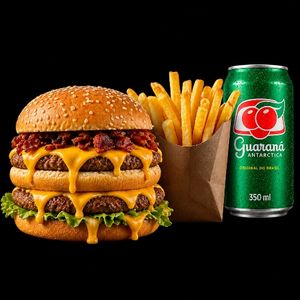 imagem do produto COMBO INDIVIDUAL BIG BACON DUPLO+ GUARANÁ 