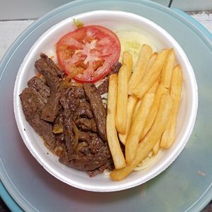 imagem do produto Isca de carne com fritas