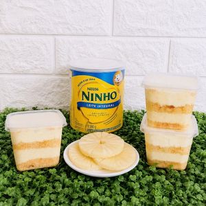 imagem do produto Bolo de Pote duo (Ninho c/ Abacaxi & Beijinho) 250g