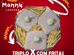 imagem do produto Triplo X Bauru +Fritas