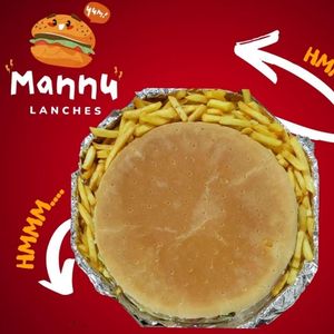 imagem do produto X tudo 25 cm com fritas + Pepsi 2,5Litros