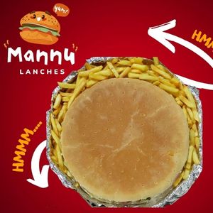 imagem do produto X tudo 35 cm com fritas + Pepsi2,5 Litros