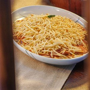 imagem do produto Lasanha à bolonhesa cremosa ao molho napolitano