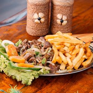 imagem do produto Porção de carne sol com fritas