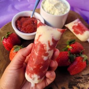 imagem do produto Ninho com Morango - Dindin Gourmet