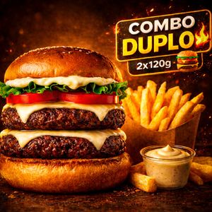 imagem do produto Burguer Duplo + Fritas