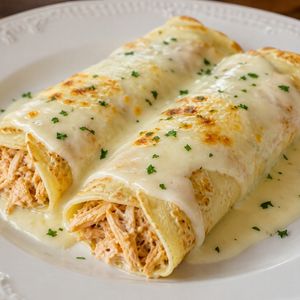 imagem do produto Panqueca de frango ao molho branco