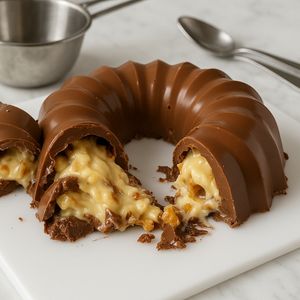 imagem do produto Abacaxi Caramelizado com Ninho - Bombom Gigante