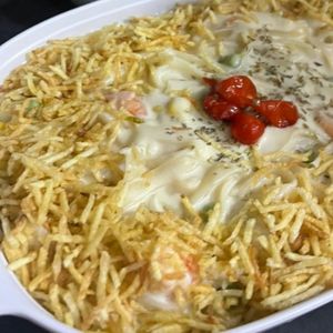 imagem do produto Macarronada de carne de sol pra 2 pessoas