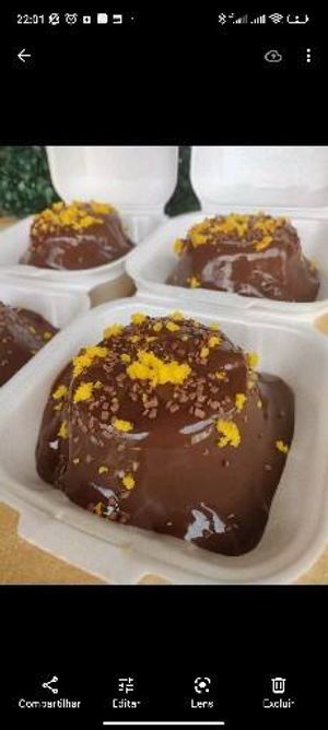 imagem do produto Mini vulcão cenoura com chocolate