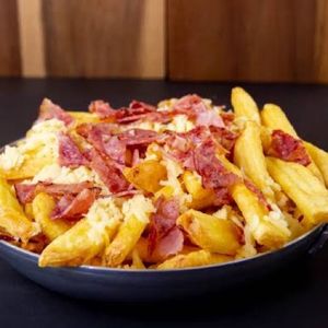 imagem do produto Fritas 500gr com queijo e bacon