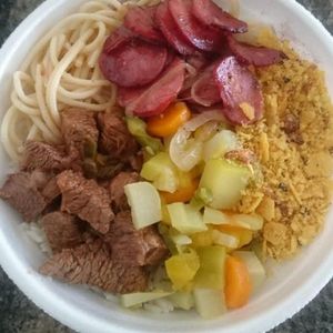 imagem do produto Marmita G com duas Proteinas