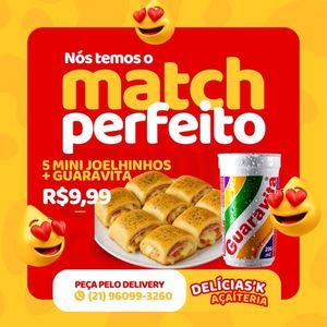 imagem do produto Combo: 5 mini joelhos + 1 guaravita 