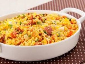 imagem do produto Farofa de Cuscuz com Calabresa, Bacon e Ovo