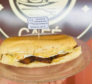 imagem do produto Pão com Queijo, Ovo e Banana
