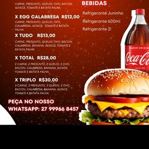 imagem do produto Cardápio 