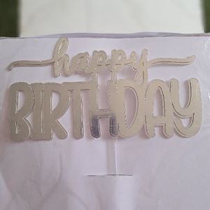 imagem do produto Happy Birthday (prata)