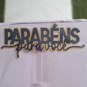 imagem do produto Parabéns para você (preto)