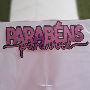 imagem do produto Parabéns para você (rosa)