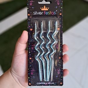 imagem do produto Vela Azul (4 un.)