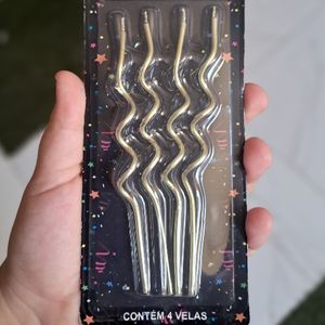 imagem do produto Velas Douradas (4 un.)