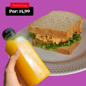imagem do produto Sanduíche Natural + Suco