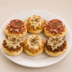 imagem do produto Porção Mini Pizzas Variadas (6 un.)