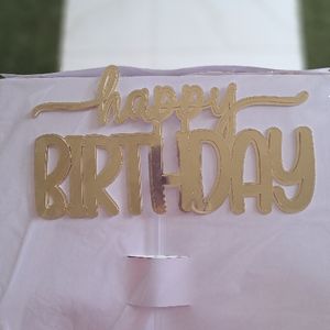 imagem do produto Happy Birthday (dourado)