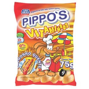 imagem do produto Salgadinho Pippos Cachorro Quente Embalagem 75g