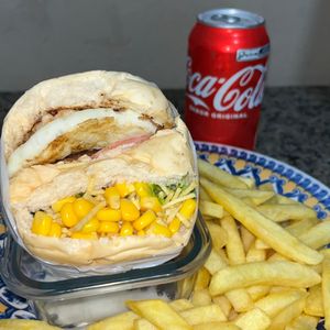 imagem do produto X Tudo + 100g de Batata Frita + Refri Lata