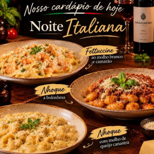 imagem do produto Noite Italiana 👨🍳🍛🧀🍤