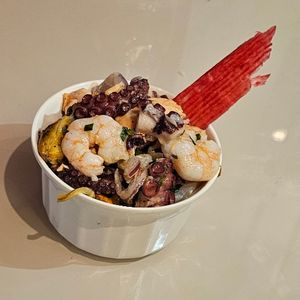 imagem do produto Ceviche frutos do mar (Polvo, Mexilhão, Camarão, Peixe, Kani) 