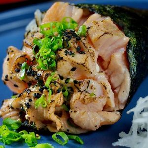 imagem do produto Temaki de salmão maçaricado