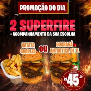 imagem do produto COMBO SUPER * (2) SUPER FIRE,  (1) BATATA > OU < GUARANÁ ANTÁRTICA 1L