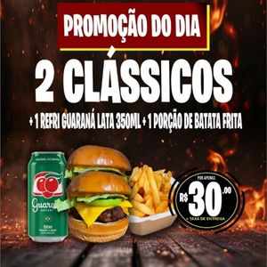 imagem do produto COMBO 30 * (2) CLÁSSICOS,  (1) BATATA,  (1) GUARANÁ LATA