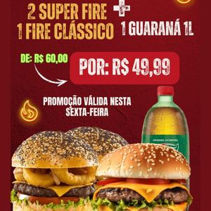 imagem do produto COMBO SEXTOU | 2 SUPERFIRE | 1 CLASSICO | 1 GUARANA 1L